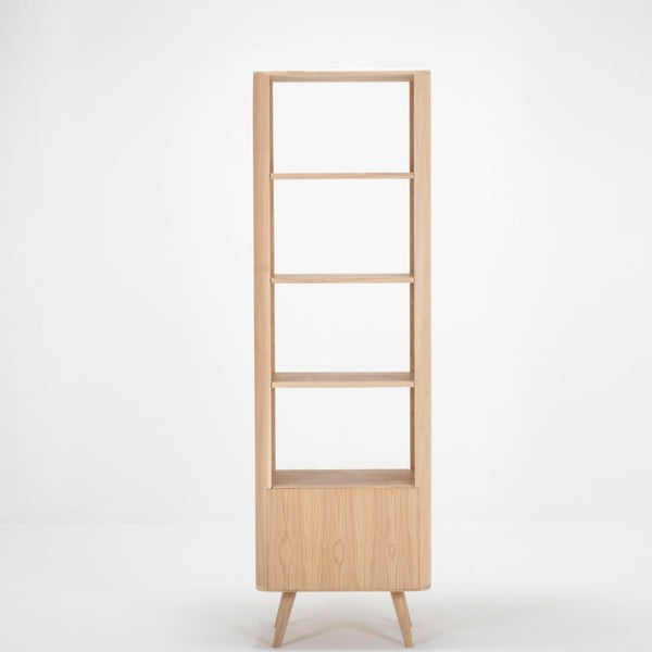 Regał z drewna dębowego Gazzda Ena, 60x42x196 cm-image-4