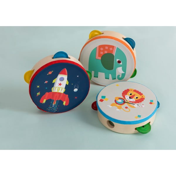 Zabawka muzyczna Tambourine Animal Band – Rex London-image-4