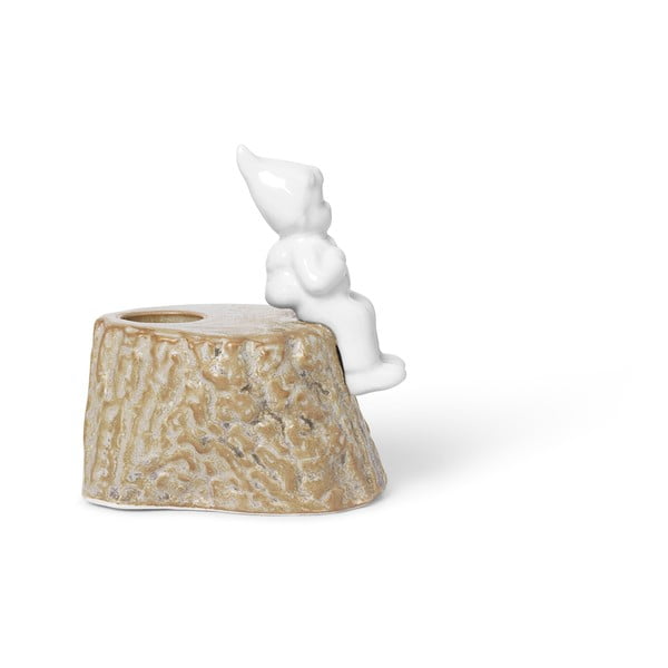 Świąteczny świecznik z porcelany i kamionki Kähler Design, dł. 9 cm-image-2