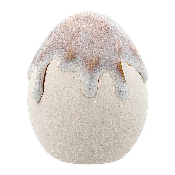 Szare kamionkowe jajko dekoracyjne Bloomingville Egg