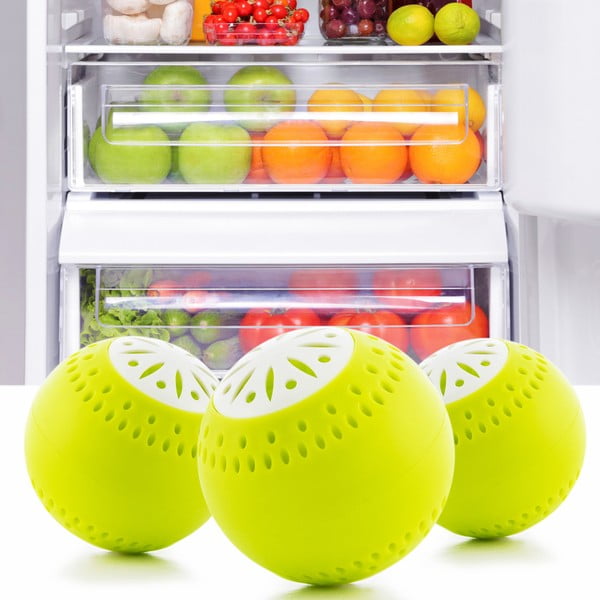 Zestaw 3 kulek antyzapachowych do lodówki InnovaGoods-image-3