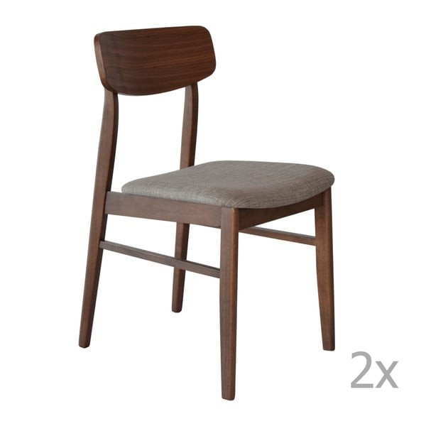 Zestaw 2 krzeseł drewnianych RGE Charlie