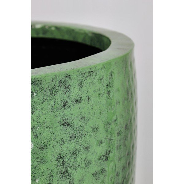 Metalowe/emaliowane ręcznie wykonane doniczki zestaw 2 szt. ø 45 cm Nirad – Bizzotto-image-2