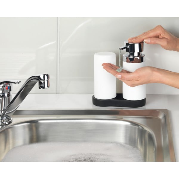 Zestaw 2 białych dozowników do płynu do naczyń Wenko Squeeze, 250 ml-image-3