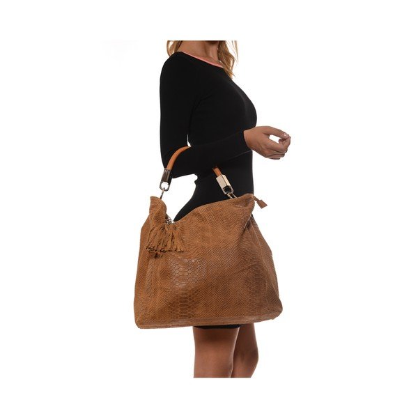 Skórzana torebka Classic 889 Cognac-image-1