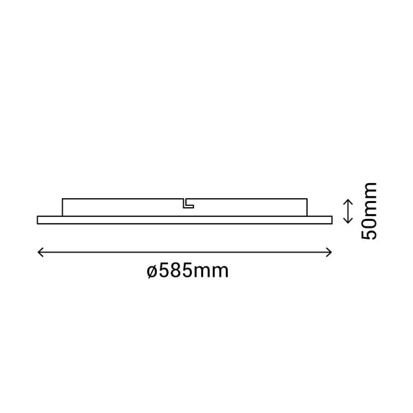 Biała lampa sufitowa SULION Alba, ø 58,5 cm-image-2