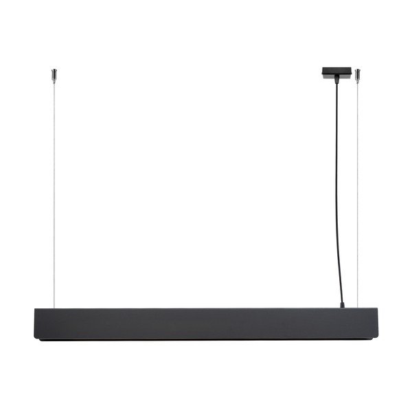 Czarna metalowa lampa wisząca LED Nebula – Sollux