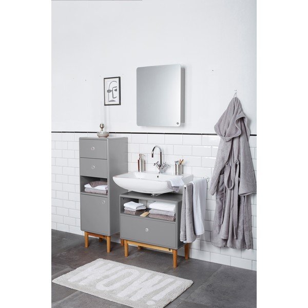 Szara szafka pod umywalkę 66x45 cm Color Bath – Tom Tailor-image-3