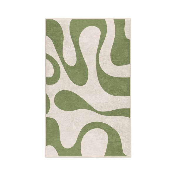 Zielony dywan odpowiedni do prania 80x150 cm Matcha Latte – Mila Home