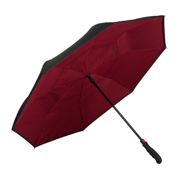 Ciemnobordowy parasol golfowy Von Lilienfeld Remy FlicFlac, ø 110 cm