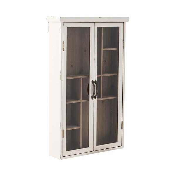 Biała witryna z litego drewna jodłowego 50x80x14 cm Hazem – Bloomingville-image-3