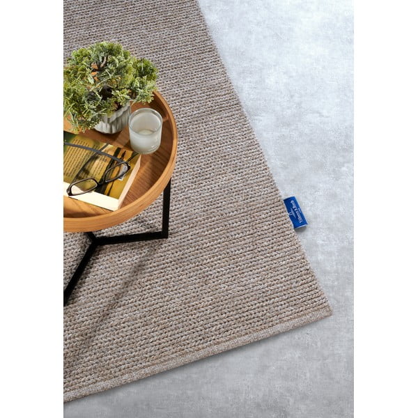 Jasnobrązowy wełniany chodnik tkany ręcznie 80x200 cm Francois – Villeroy&Boch-image-2