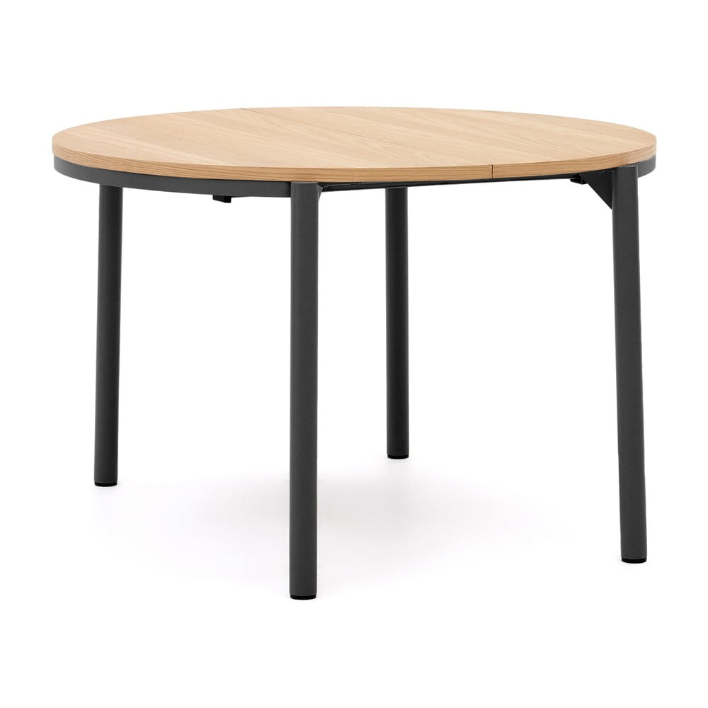 Okrągły rozkładany stół w dekorze dębu ø 120 cm Montuiri – Kave Home (zdjęcie 4)