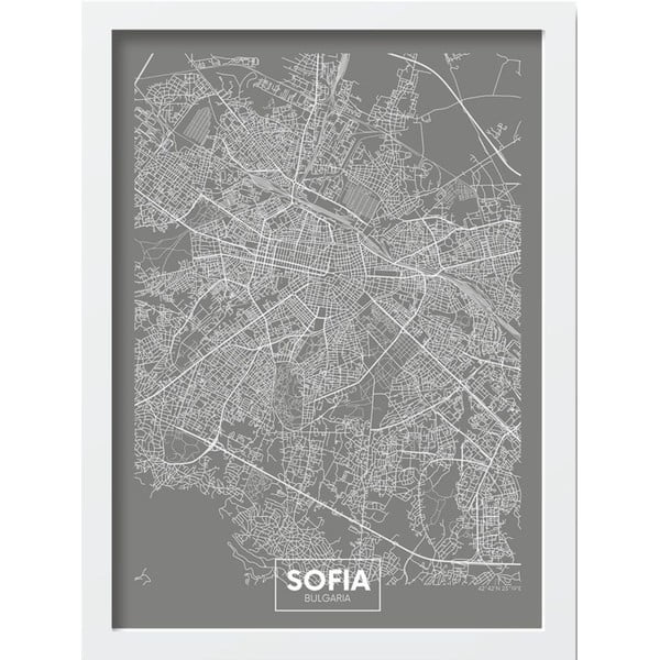 Plakat w ramie 40x55 cm Sofia – Wallity