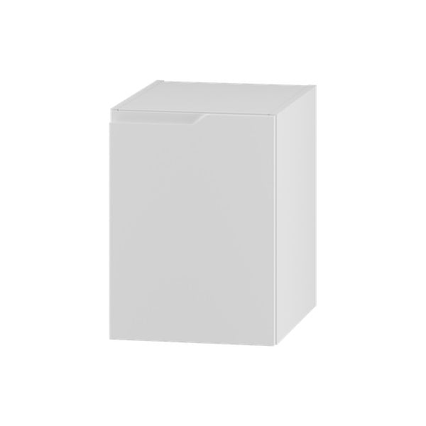 Biała niska wisząca szafka łazienkowa 40x46 cm Nicea – STOLKAR