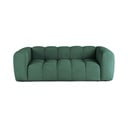 Zielona aksamitna sofa 225 cm Cube – Bonami Selection
