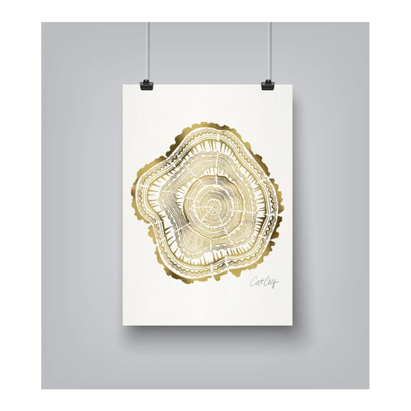 Plakat Americanflat Tree Rings by Cat Coquillette, 30x42 cm