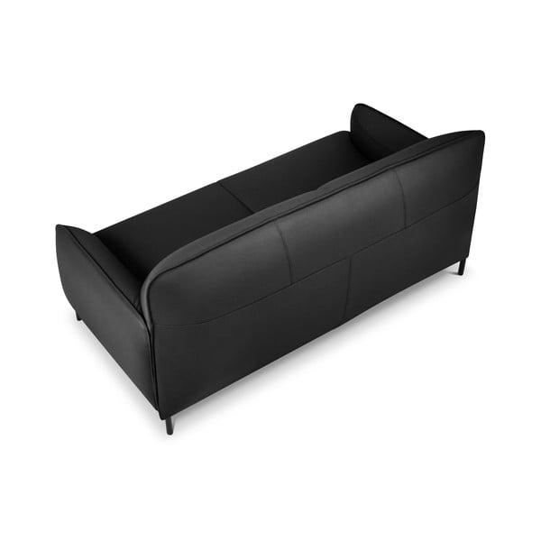 Ciemnoszara skórzana sofa Windsor & Co Sofas Neso, 175x90 cm-image-3