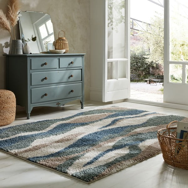 Zielono-niebieski dywan 80x150 cm Stream – Flair Rugs-image-1