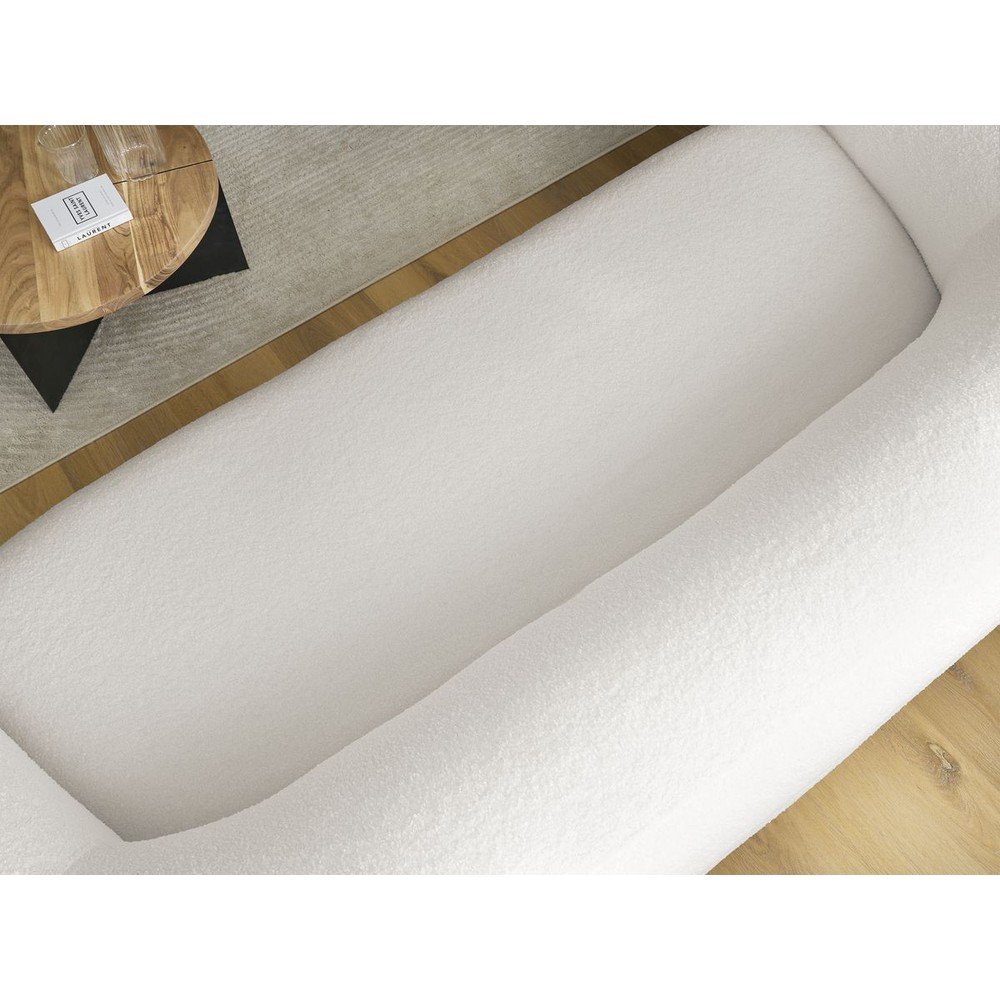 Biała sofa z materiału bouclé 193 cm Elina – Bobochic Paris (zdjęcie 3)