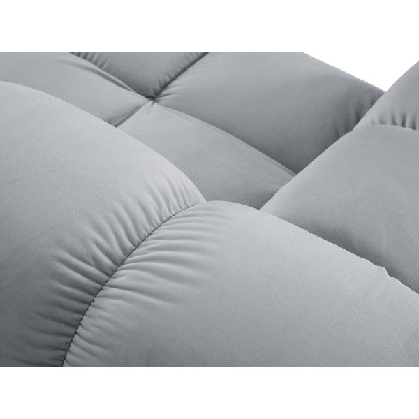 Jasnoniebieska aksamitna sofa 282 cm Bellis – Micadoni Home-image-1