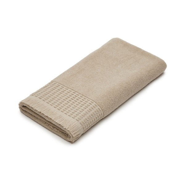 Beżowy bawełniany ręcznik 70x140 cm Veta – Kave Home