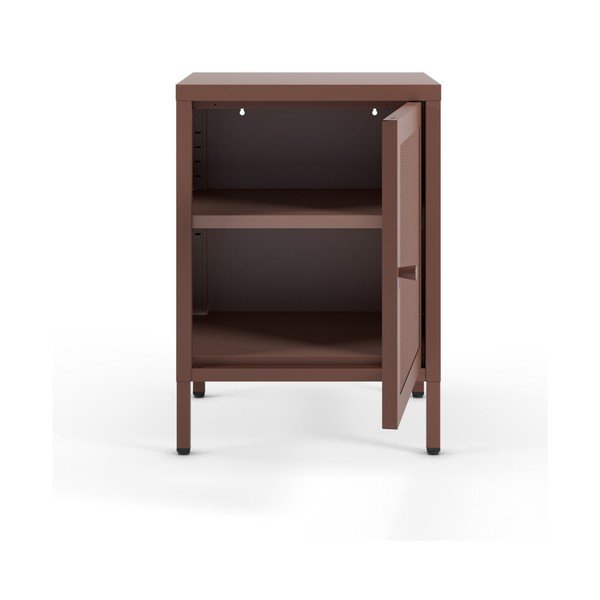 Bordowa szafka nocna Fayna – Marckeric-image-1