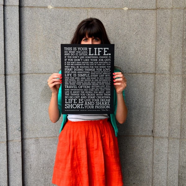 Plakat Black Manifesto, 41x30 cm