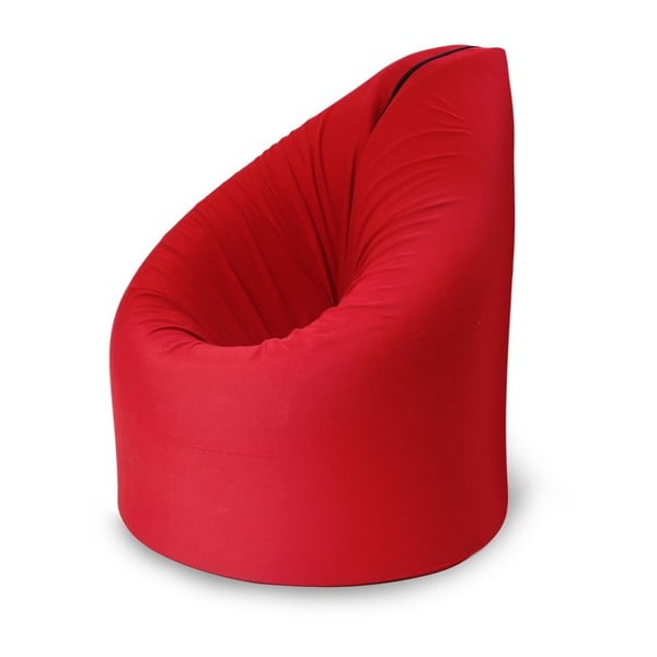 Czerwony fotel rozkładany Paq Bed