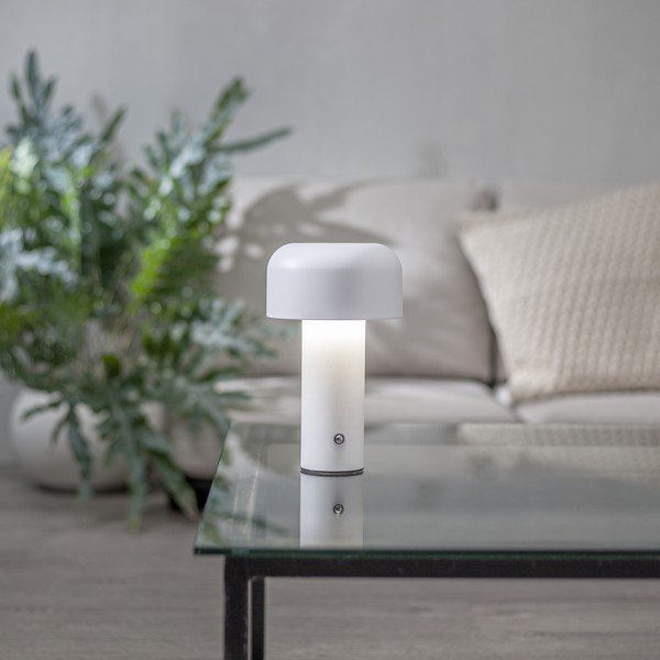 Biała lampa stołowa LED (wysokość 21,5 cm) Bobby – Star Trading-image-1