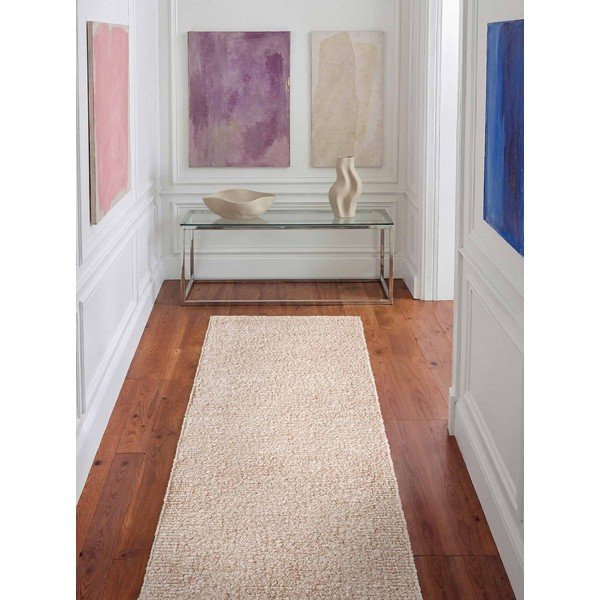 Kremowy chodnik z materiału bouclé tkany ręcznie 80x200 cm Notting Hill Portobello – Ted Baker-image-1