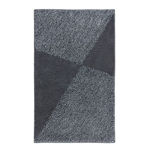 Ciemnoszary dywanik łazienkowy Aquanova Damio, 60 x 100 cm