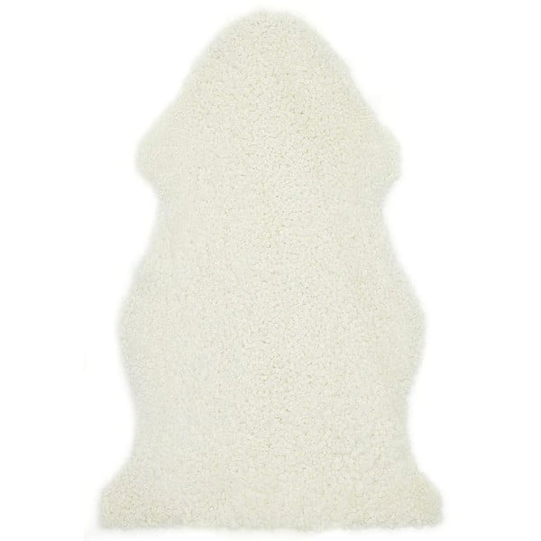 Biała skóra owcza 90x60 cm – Narma