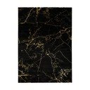 Czarny dywan Universal Gold Marble, 140x200 cm