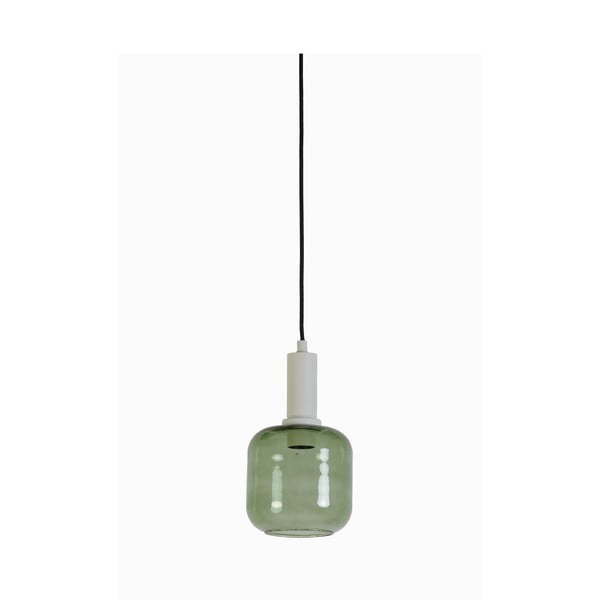 Zielona lampa sufitowa z szklanym kloszem ø 16 cm Lekar – Light & Living