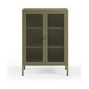 Zielona metalowa szafka 70x100x40 cm Fayna – Marckeric