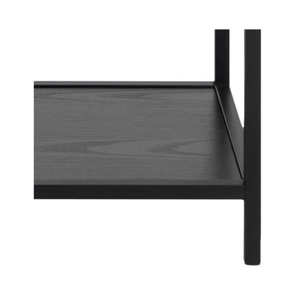 Czarny regał Actona Seaford, 77x114 cm-image-4