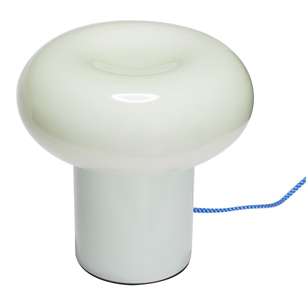 Jasnozielona szklana lampa stołowa (wysokość 22 cm) Hues – Hübsch (zdjęcie 8)