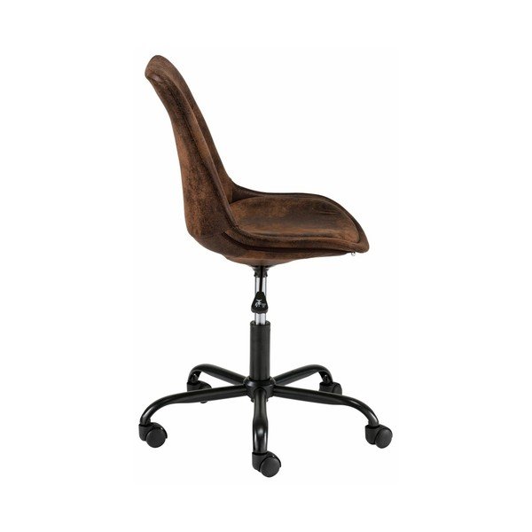 Brązowy fotel biurowy na kółkach Støraa Dennis-image-1