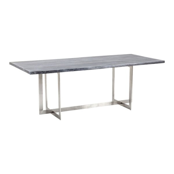 Stół z efektem chromu Kare Design Level Chrome, 220x77 cm