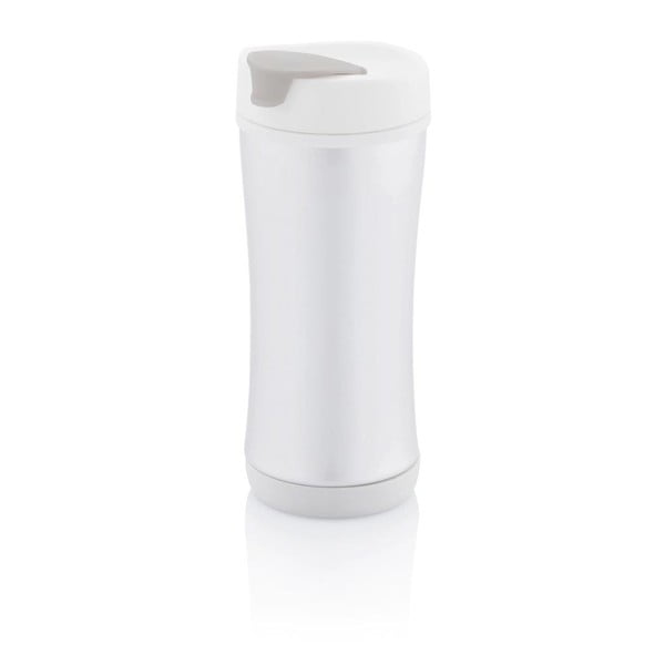 Kubek termiczny z białym wieczkiem XD Design Boom Eco, 200 ml