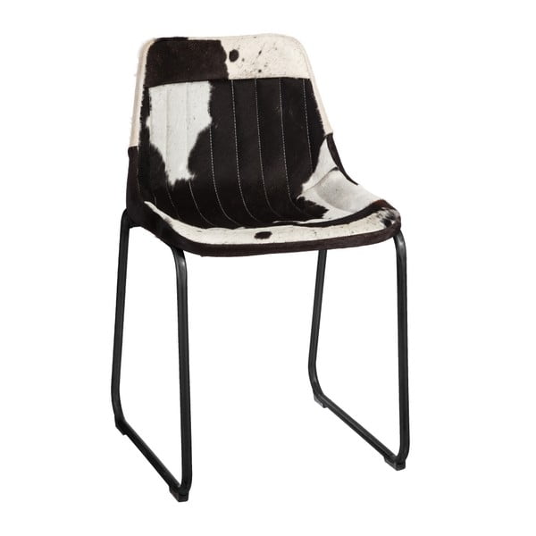 Krzesło ze skórzaną tapicerką Denzzo Novio