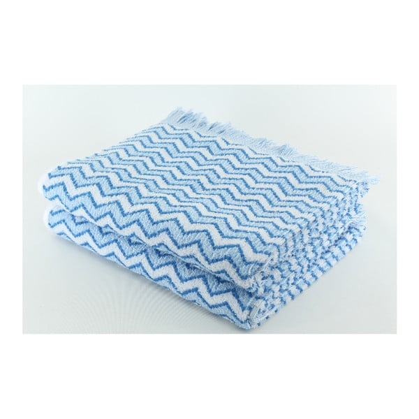 Zestaw 2 ręczników Lora Alaska Blue, 70x140 cm