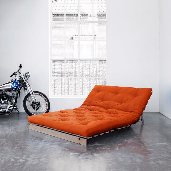 Sofa rozkładana Karup Roots Raw/Orange-image-2