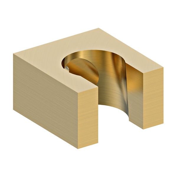 Uchwyt na słuchawkę prysznicową z mosiądzu w kolorze złota – Sapho