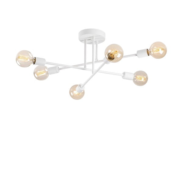 Biała lampa sufitowa 64x64 cm Flower – Opviq lights-image-2