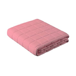 Różowa pikowana dwuosobowa narzuta na łóżko 170x210 cm Happiness – Yellow Tipi