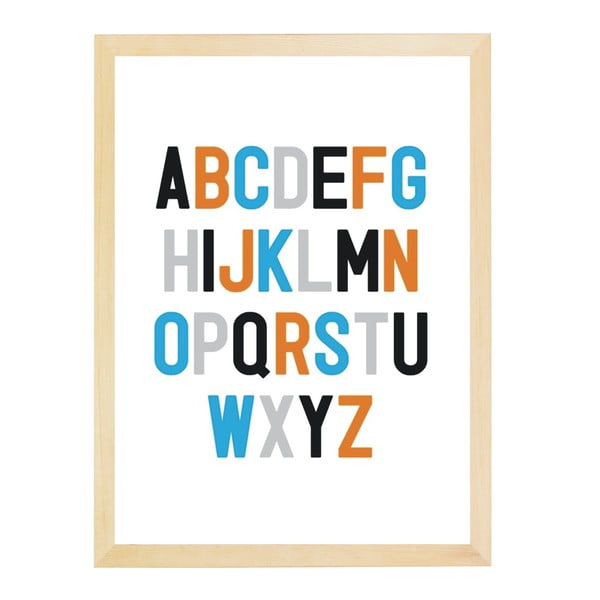 Plakat Nord & Co A to Z, 21x29 cm