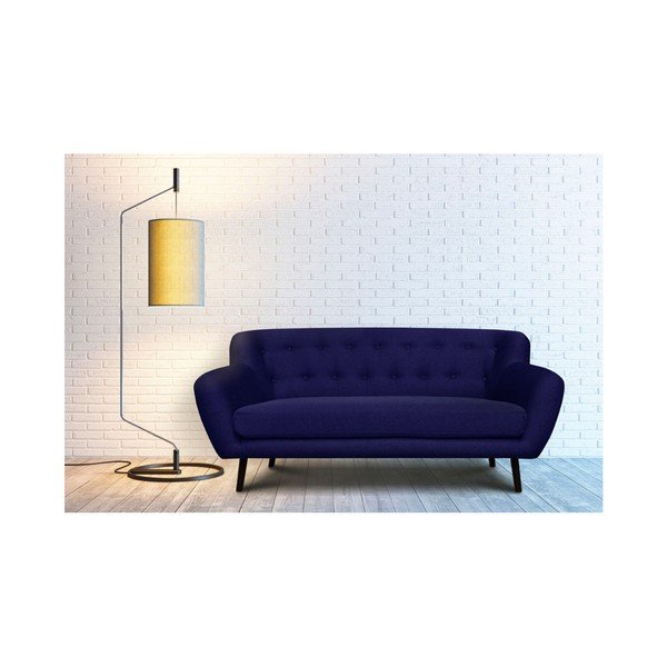Niebieska sofa Cosmopolitan design Hampstead, 162 cm-image-3