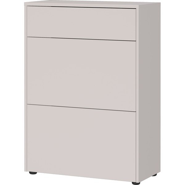 Kremowa szafka z matowym wykończeniem 70x99x34 cm Binetto – Germania